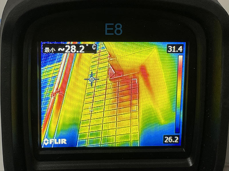 赤外線カメラ調査